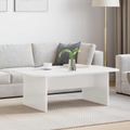 vidaXL Konferenčný stolík Biela 93 x 53 x 33 cm Kompozitné drevo