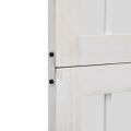 vidaXL Paraván 4 panely biely masívne drevo paulovnie