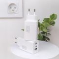 Nabíjačka Maxlife MXTC-08-65ACC PD QC 2x USB-C 1x USB 65W biela