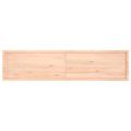 vidaXL Stolová doska 220x50x(2-6) cm neošetrený masív, živé hrany