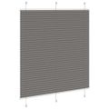 vidaXL plisovaná roleta antracitová 115x150 cm Šírka látky 114,4 cm