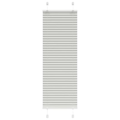 vidaXL plisovaná roleta svetlosivá 50x150 cm šírka látky 49,4 cm