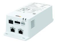 Dávkovač energie - konektivita uprostred - AC 100-240 V - 90 Watt - Ethernet 10/100/1000 - 1.8 m kábel - Európa - biela, NCS S 1002-B - kompatibilný s TAA - pre Axis C1110-E