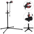 vidaXL Stojan na opravu bicykla 104x68x(110-190) cm oceľový čierny