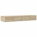 vidaXL Zásuvky pod posteľ Sonoma dub 120 x 36,5 x 16,5 cm