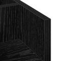 vidaXL Organizér na pult Čierny dub 44,5 x 24 x 25 cm Kompozitné drevo