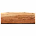 vidaXL Nástenné police 2 ks 60x20x3,5 cm, akáciový masív