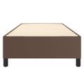 vidaXL Posteľný rám s boxspringom hnedý 90x190 cm umelá koža