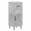 vidaXL 3-dielna skrinka do kúpeľne HAARLEM Betónovo sivá