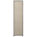 vidaXL Skladací šatník krémový 110x45x175 cm látkový