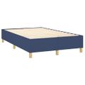 vidaXL Boxspring posteľ s matracom modrá 120x200 cm látka