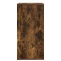 vidaXL Skrinka na gramofónové platne Dymový dub 44,5 x 36,5 x 74,5 cm