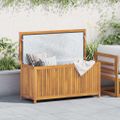 vidaXL Záhradný úložný box 120x50x58 cm, tíkový masív