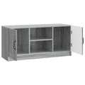 vidaXL TV skrinka Sivá sonoma 102 x 34,5 x 47 cm Kompozitné drevo
