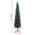 vidaXL Umelý vianočný stromček s 300 LED 180 cm