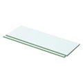 vidaXL Poličky 2 ks panel z priehľadného skla 50x12 cm