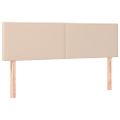 vidaXL Boxspring posteľ s matracom kapučínová 140x200 cm umelá koža