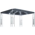 vidaXL Altánok s LED reťazou 400x300 cm, antracitový