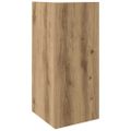 vidaXL Bočné stolíky 2 ks s policou dub artisan 25,5x27x60 cm