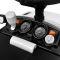 Detské pojazdné auto s rádiom, biele Land Rover 348