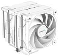 DEEPCOOL chladic AK620 / 2x120 mm fan / 6x heatpipe / pre Intel i AMD / biely Chladic, pre CPU, pre Intel i AMD, socket 1700, 1200, 115x, 2011(-3), 2066, AM5, AM4, 260 W TDP, 2x 120 mm ventilátor, 6 heatpipe,