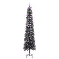vidaXL Umelý vianočný stromček Zelená 240 cm PVC, plast a oceľ