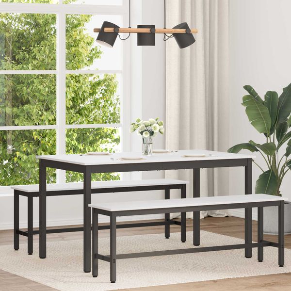 vidaXL Jedálenský stôl Biela 140 x 80 x 75 cm Masívne borovicové drevo