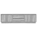 vidaXL TV skrinka s LED svetlami sivá sonoma 193,5x41x50 cm