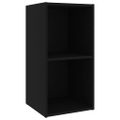 vidaXL TV skrinky 2 ks čierne 72,5x35x36,5 cm drevotrieska