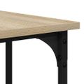 vidaXL Stôl dub sonoma 139x139x75 cm kompozitné drevo