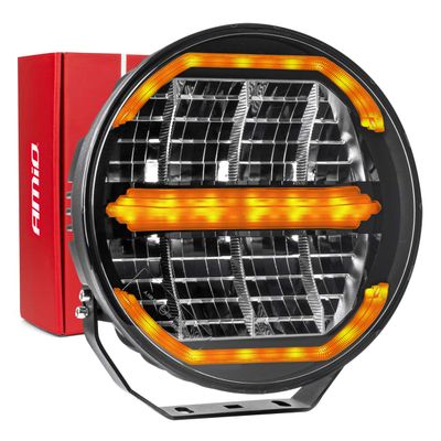LED diaľkový reflektor 112W 12V 24V AMiO-04534