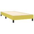 vidaXL Posteľný rám s boxspringom zelený 80x200 cm látka