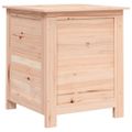vidaXL Vonkajší box na vankúše 50x50x56 cm masívne jedľové drevo