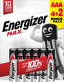 Energizer Max AAA alkalické batérie 6ks (4+2) E303328200