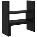 vidaXL Stojan na stôl pre monitor Čierny dub 40 x 17 x 41 cm