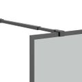 vidaXL Sprchová zástena 118 x 190 cm tmavé tvrdené sklo