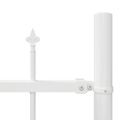 vidaXL Záhradný plot WOERDEN 4 ks 170 x 190 cm Biela