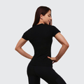 Dámske tričko FIT Black - GymBeam, veľkosť L
