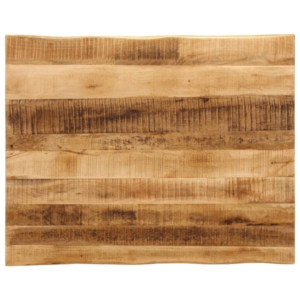 vidaXL Stolová doska živá hrana 100x80x2,5 cm masívny surový mangovník