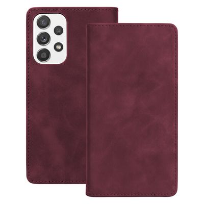 Smart Suede case for Samsung Galaxy A52 4G / A52 5G / A52S 5G maroon