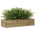 vidaXL Záhradný kvetináč 110x40x23 cm impregnovaná borovica