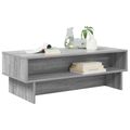 vidaXL Konferenčný stolík Sivý Sonoma 100 x 46 x 35 cm