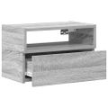 vidaXL Nástenné nočné stolíky 2 ks sivá sonoma 45x26x28,5 cm