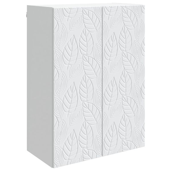 vidaXL Nástenná skrinka Biela 66 x 34,5 x 90 cm Kompozitné drevo