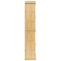 vidaXL Botník Corona 99x32x163,5 cm borovicový masív
