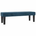 vidaXL Posteľný rám boxsping s matracom tmavomodrý 140x190 cm zamat