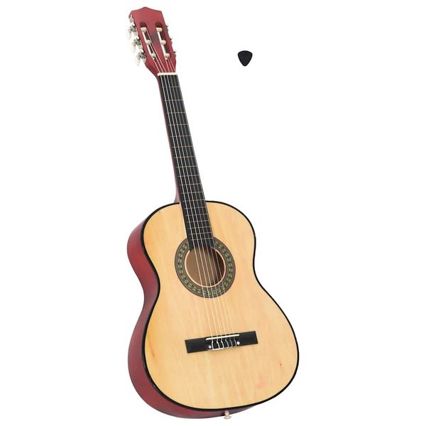 vidaXL Klasická gitara pre začiatočníkov a deti 3/4 36" lipové drevo