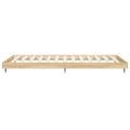 vidaXL Posteľný rám bez matraca dub sonoma 75x190 cm kompozitné drevo
