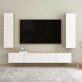 vidaXL | Nástenný TV kabinet | Nástenný Sonoma dub 31 x 30 x 110 cm