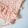 Plavky s UPF 50+ Old pink Leopard